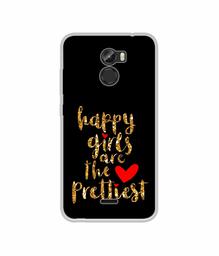 Amazon Brand - Solimo Designer Happy Girls are The Prettiest UV Printed Soft Back Case Mobile Cover for Gionee X1