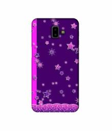 Amazon Brand - Solimo Designer Sparkling Stars 3D Printed Hard Back Case Mobile Cover for Samsung Galaxy J6 Plus