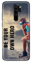 Amazon Brand - Solimo Designer Be Our Own Hero 3D Printed Hard Back Case Mobile Cover for Xiaomi Redmi Note 8 Pro