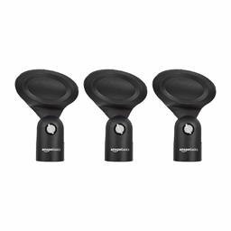 AmazonBasics Microphone Clip - Elliptical Style - 3-Pack