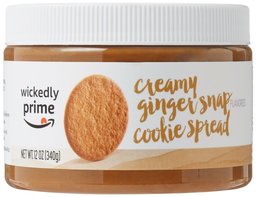 Wickedly Prime Ginger Snap Flavored Cookie Spread, Creamy, 12 Ounce