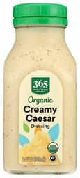 365 by Whole Foods Market, Organic Refrigerated Salad Dressing, Creamy Caesar, 12 Fl Oz