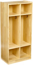 AmazonBasics Classroom Coat Locker, 2-Section