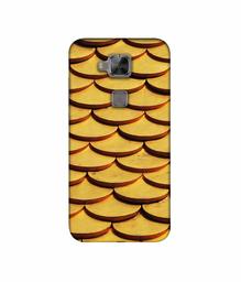 Amazon Brand - Solimo Designer Wooden Semi Circle Texture 3D Printed Hard Back Case Mobile Cover for Huawei G8