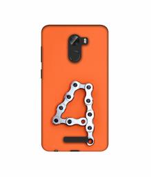 Amazon Brand - Solimo Designer Number Four 3D Printed Hard Back Case Mobile Cover for Gionee A1 Lite