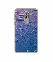 Amazon Brand - Solimo Designer Water Drops UV Printed Soft Back Case Mobile Cover for Huawei Honor 6X