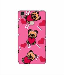 Amazon Brand - Solimo Designer Heart Holding Bear 3D Printed Hard Back Case Mobile Cover for Vivo V3 Max