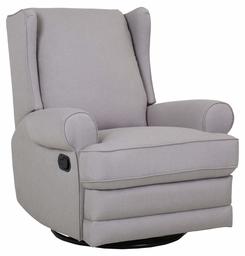 Amazon Brand – Ravenna Home Manning Swivel Base Recliner, 34.6