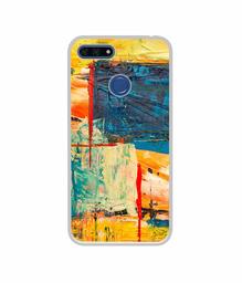 Amazon Brand - Solimo Designer Multicolor Box UV Printed Soft Back Case Mobile Cover for Huawei Honor 7A