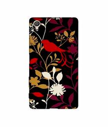 Amazon Brand - Solimo Designer Flower Bunch Pain On Cloth 3D Printed Hard Back Case Mobile Cover for Sony Xperia X