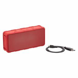 AmazonBasics Portable Outdoor IPX5 Waterproof Bluetooth Speaker - Red, 5W