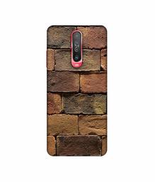 Amazon Brand - Solimo Designer Burn Bricks 3D Printed Hard Back Case Mobile Cover for Poco X2 / Mi Redmi K30