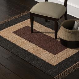 Amazon Brand – Stone & Beam Modern Jute Area Rug, 4 x 6 Foot, Nuetral Multicolor