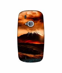 Amazon Brand - Solimo Designer Volcano 3D Printed Hard Back Case Mobile Cover for Nokia 3310