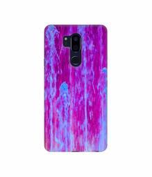 Amazon Brand - Solimo Designer Pink Color Fall 3D Printed Hard Back Case Mobile Cover for LG G7 ThinQ