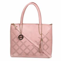 Nia & Nicole Women's Handbag (Baby Pink)