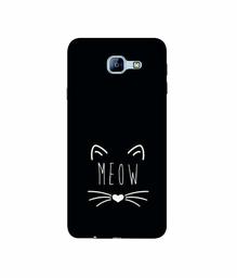 Amazon Brand - Solimo Designer Meow 3D Printed Hard Back Case Mobile Cover for Samsung Galaxy A8 (2016)