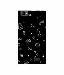 Amazon Brand - Solimo Designer Solar System UV Printed Soft Back Case Mobile Cover for Lyf Wind 7