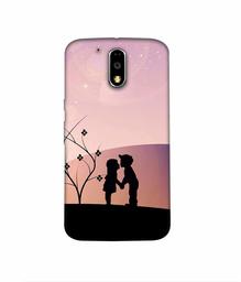 Amazon Brand - Solimo Designer Kiss-ing Couple 3D Printed Hard Back Case Mobile Cover for Motorola Moto G4 Plus