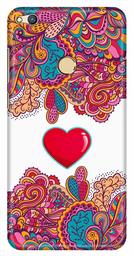 Amazon Brand - Solimo Designer Red Heart Art 3D Printed Hard Back Case Mobile Cover for Huawei Honor 8 Lite