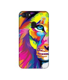 Amazon Brand - Solimo Designer Funny Cat Pattern Print UV Printed Soft Back Case Mobile Cover for Oppo F5