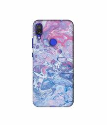 Amazon Brand - Solimo Designer Oil Paint on Marble 3D Printed Hard Back Case Mobile Cover for Xiaomi Redmi Note 7S