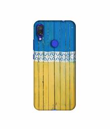 Amazon Brand - Solimo Designer Wooden Pattern 3D Printed Hard Back Case Mobile Cover for Xiaomi Redmi Note 7 Pro