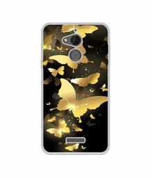 Amazon Brand - Solimo Designer Golden Butterfly Pattern UV Printed Soft Back Case Mobile Cover for Coolpad Note 5