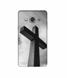 Amazon Brand - Solimo Designer Cross 3D Printed Hard Back Case Mobile Cover for Samsung Galaxy J3 Pro