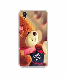 Amazon Brand - Solimo Designer Teddy Bear UV Printed Soft Back Case Mobile Cover for Oppo A37