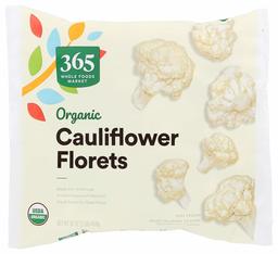 365 by Whole Foods Market, Organic Cauliflower Florets, 16 Ounce (Frozen)