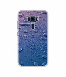 Amazon Brand - Solimo Designer Water Drops UV Printed Soft Back Case Mobile Cover for Asus Zenfone 3 ZE520KL