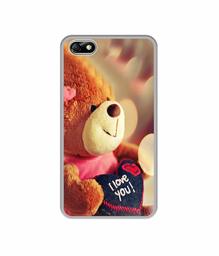 Amazon Brand - Solimo Designer Teddy Bear UV Printed Soft Back Case Mobile Cover for Huawei Honor 4X