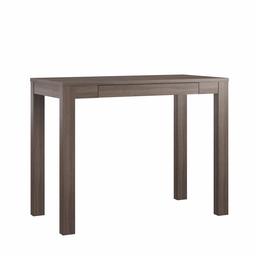 AmazonBasics Wooden, Home Office, Computer Study Desk with Drawer, 39 Inch, Rustic Gray Wash