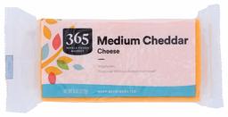 365 EVERYDAY VALUE Medium Cheddar Bar, 8 OZ