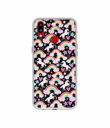 Amazon Brand - Solimo Designer Unicorn Texture UV Printed Soft Back Case Mobile Cover for Samsung Galaxy A10s