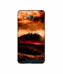 Amazon Brand - Solimo Designer Volcano 3D Printed Hard Back Case Mobile Cover for Samsung Galaxy On7