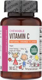 WHOLE FOODS MARKET Vitamin C Kid Chewable 90 Tablets, 90 CT