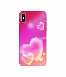 Amazon Brand - Solimo Designer Heart Abstract 3D Printed Hard Back Case Mobile Cover for Apple iPhone Xs Max