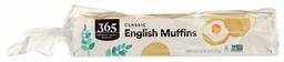 365 EVERYDAY VALUE English Muffins, 15 OZ