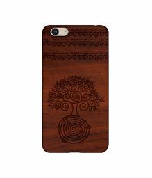 Amazon Brand - Solimo Designer Engraved Patten 3D Printed Hard Back Case Mobile Cover for Vivo Y53