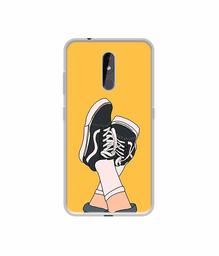 Amazon Brand - Solimo Designer Boy Shoes Pattern UV Printed Soft Back Case Mobile Cover for Nokia 3.2