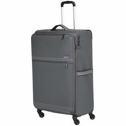 AmazonBasics Ensemble de valises légères souples à roulettes - 81 cm, Gris