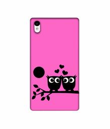 Amazon Brand - Solimo Designer Love Birds Vector 3D Printed Hard Back Case Mobile Cover for Sony Xperia Z2