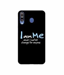 Amazon Brand - Solimo Designer Quotes 3D Printed Hard Back Case Mobile Cover for Samsung Galaxy M30