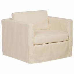 Amazon Brand – Stone & Beam Andover Slipcover Chair, 38