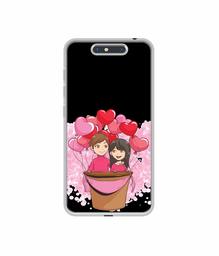 Amazon Brand - Solimo Designer Boy and Girl UV Printed Soft Back Case Mobile Cover for Micromax Dual 4 E4816