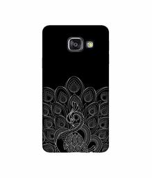 Amazon Brand - Solimo Designer Peacock Pattern 3D Printed Hard Back Case Mobile Cover for Samsung Galaxy A3 (2016)