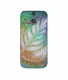 Amazon Brand - Solimo Designer Sparkle Coffee 3D Printed Hard Back Case Mobile Cover for HTC One M8