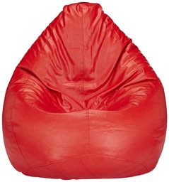 Amazon Brand - Solimo XL Bean Bag Cover Without Beans (Red)